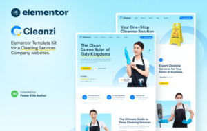 Cleanzi – Cleaning Services Elementor Template Kit