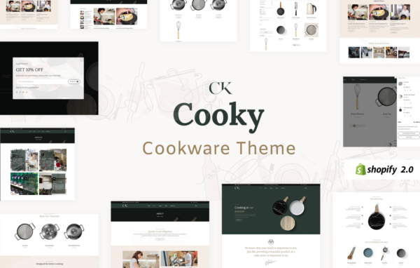 Cooky – Kitchen Tools & Furniture Shopify Theme