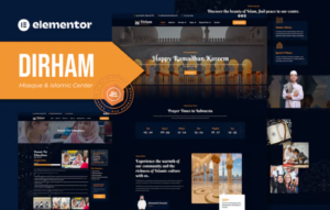 Dirham – Mosque & Islamic Center Elementor Pro Template Kit