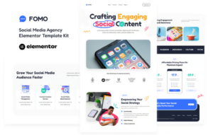 FOMO – Social Media Marketing Agency Elementor Template Kit