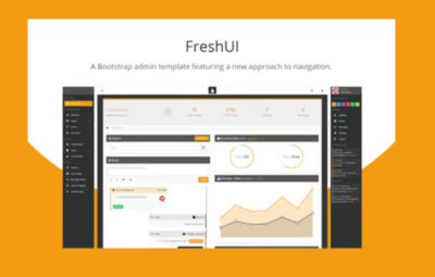 FreshUI – Bootstrap Admin Template