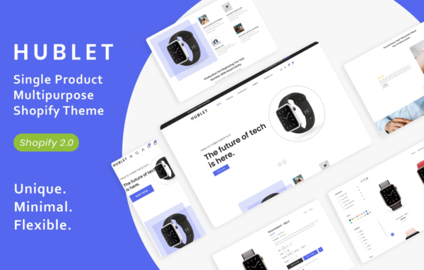 Hublet – The Single product Shopify Theme