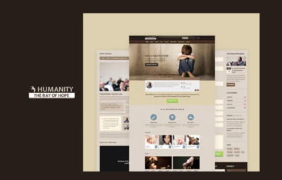 Humanity NGO & Charity Responsive HTML Template