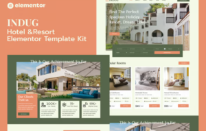 Indug – Hotel & Resort Elementor Pro Template Kit