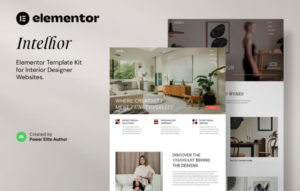 Intellior – Interior Designer & Architect Elementor Template Kit