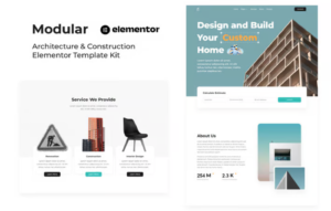 Modular – Architecture & Construction Elementor Template Ki