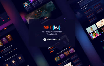 NFTku – NFT Project Elementor Template Kit