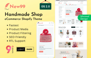 New99 – Handmade Shop eCommerce Shopify Theme