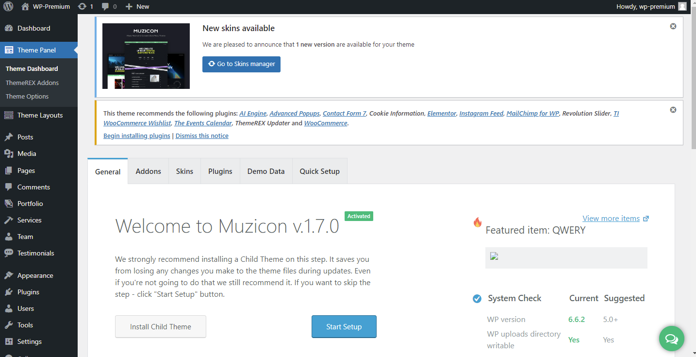 muzicon theme screenshort