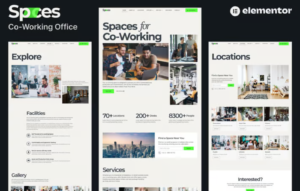 Spaces – Co-Working Elementor Pro Template Kit