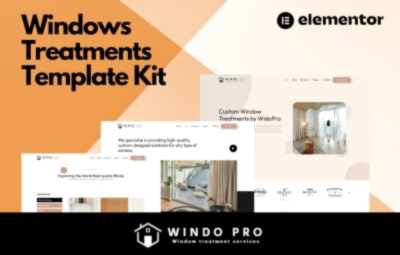 Windo – Window Treatments Template Kit