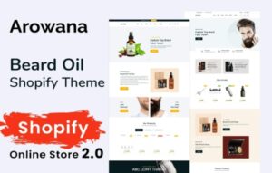 Arowana – Beard Oil Shopify Theme OS