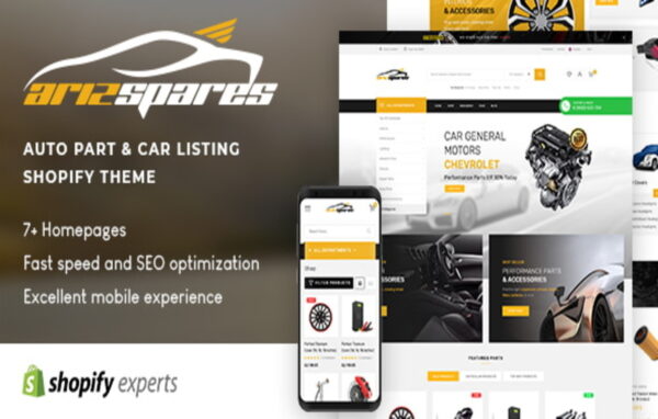 Azirspares – Auto Part & Car Listing Shopify Them