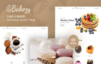 Bakezy – Cake & Bakery Responsive Shopify Theme