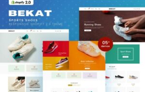 Bekat – Sports Shoes Responsive Shopify Theme