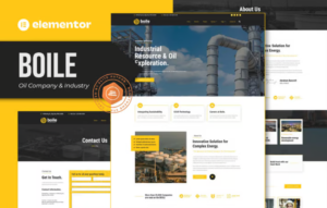 Boile – Oil Company & Industry Elementor Template Kit