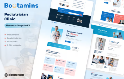 Bootamins – Pediatrician Clinic Template Kits