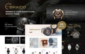 Braido – Minimal & Clean Watch Store Shopify Theme