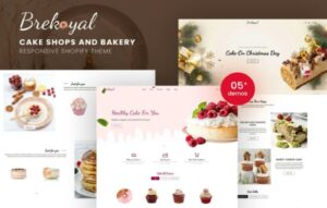 Brekoyal – Cake & Bakery Responsive Shopify Theme