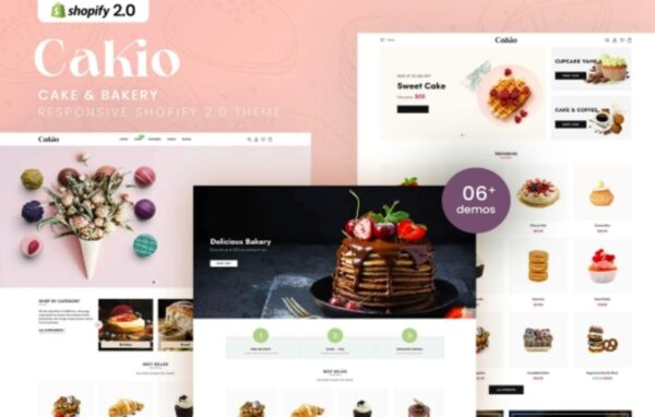 Cakio – Cake & Bakery Responsive Shopify Theme