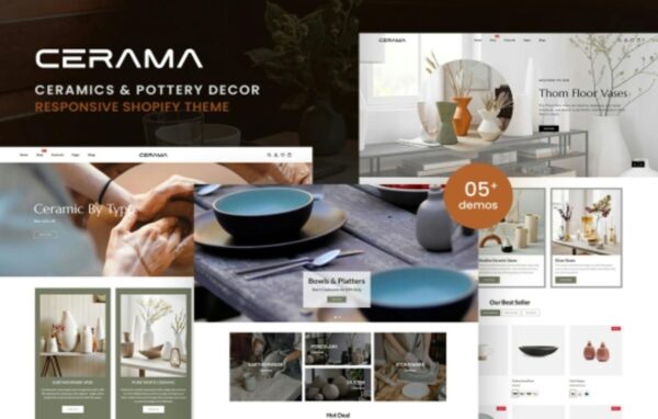 Cerama – Ceramics & Pottery Decor Shopify Theme