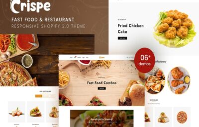 Crispe – Fast Food & Restaurant Shopify Theme