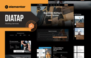 Diatap – Roofing Services Elementor Template Kit