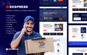 Ekspress – Logistic Shipping & Courier Template Kit