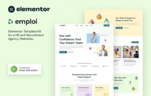 Emploi – Human Resources & Recruitment Agency Elementor Template Kit