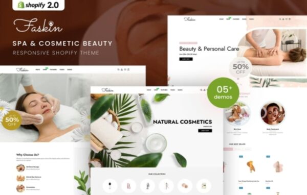 Faskin – Spa & Cosmetic Beauty Shopify Theme