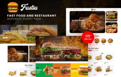 Fastia – Fast Food & Restaurant Shopify Theme