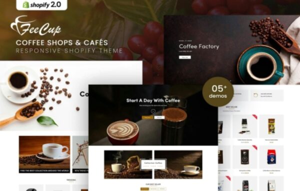 FeeCup – Coffee Shops and Cafés Shopify Theme