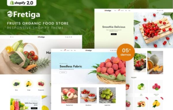 Fretiga – Fruits Organic Food Shopify Theme