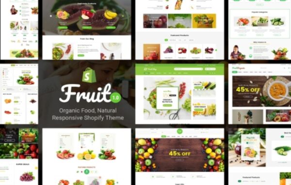 Fruit Shop – Organic Food, Natural Shopify Theme