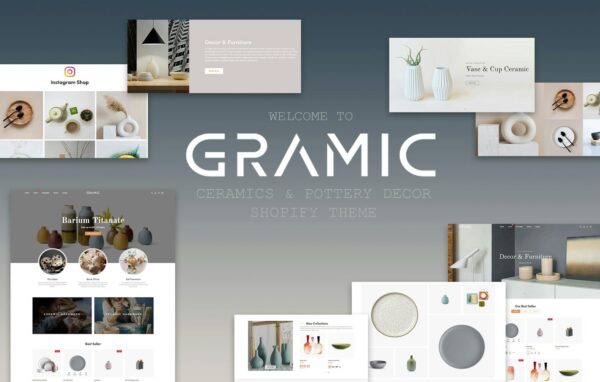 Gramic – Ceramics & Pottery Decor Shopify Theme