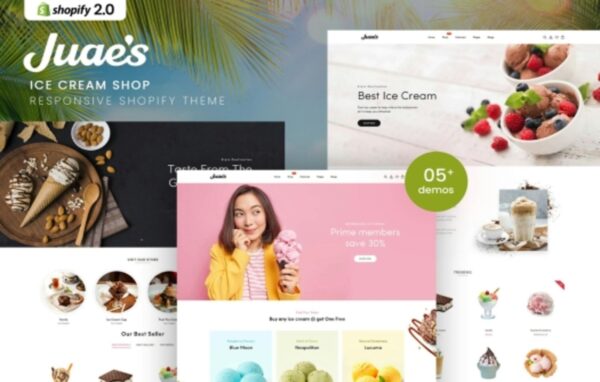 Juaes – Ice Cream Shop Responsive Shopify Theme