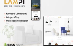 LAMPI – Lamp & Luxury Lights Shopify Theme