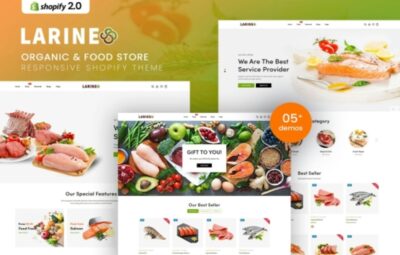 Larine – Organic & Food Store Shopify Theme