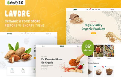 Lavore – Organic & Food Store Shopify Theme