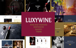 Luxywine – Wine & Vineyard Shopify Theme