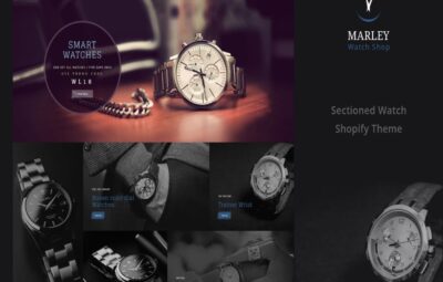 Marley Sectioned Watch Shopify Theme