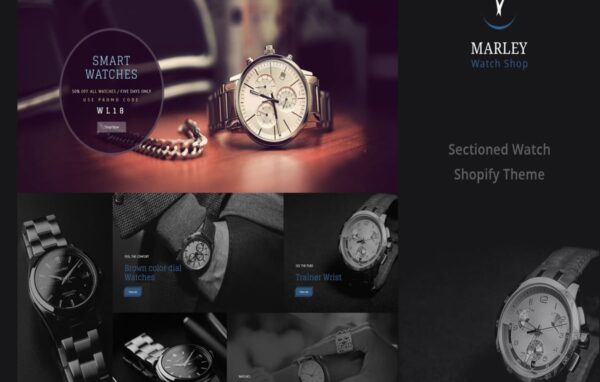 Marley Sectioned Watch Shopify Theme