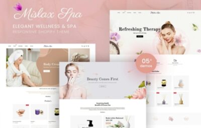 Mislax Spa – Elegant Spa & Wellness Shopify Theme