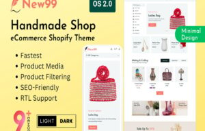 New99 – Handmade Shop eCommerce Shopify Theme