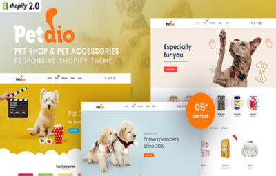 Petaio – Pet Shop & Pet Accessories Shopify Theme