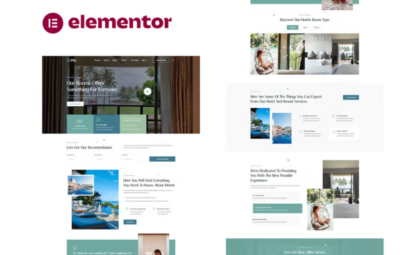 Pila – Hotel & Resort Elementor Template Kit