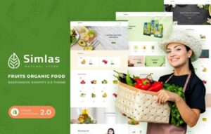 Simlas – Fruits Organic Food Shopify 2.0 Theme