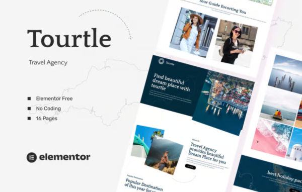 Tourtle – Travel Agency Template Kits