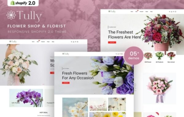 Tully – Flower Shop & Florist Shopify Theme