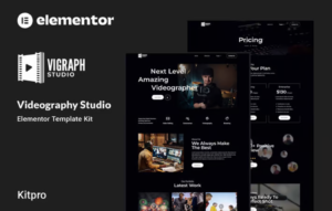 Vigraph – Videography Studio Elementor Template Kit